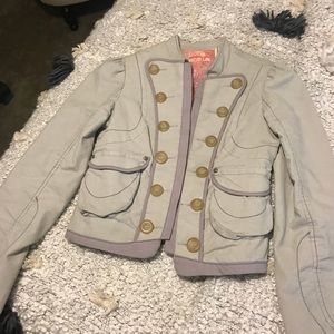 Anthropologie BICA CHEIA Corduroy Military Jacket